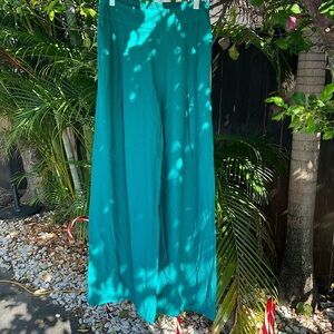 A NEW DAY Wide Leg Teal Pants size small